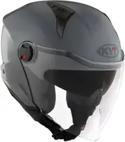 KYT D-City Plain, open face helmet , color: Grey , size: L
