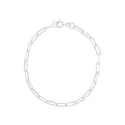 Bevilles 19cm Sterling Silver Paperclip Bracelet
