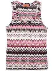[Missoni] Missoni-Canottiera Con Motivo Zig-Zag Seghettato LamÉ-Donna 44 IT