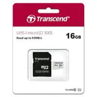 在飛比找ETMall東森購物網優惠-Transcend 創見 300S 16GB microSD