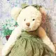 【TEDDY HOUSE泰迪熊】泰迪熊玩具玩偶公仔絨毛娃娃綠點洋裝泰迪熊大(正版泰迪熊)