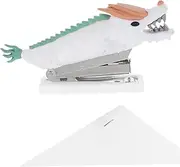 KALLORY Dragon Head Stapler for Office: Lovely Cartoon Stapler Desk Stationery Desktop Accessory Home Decor for Books Papers and Files