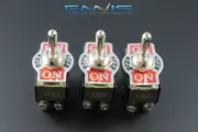 3 PCS TOGGLE SWITCH DPDT CENTER OFF TOGGLE 3 AMP 250V 6 AMP 125V 6 PIN EC-1500