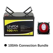 GENTRAX 12V 100Ah Lithium Battery + Battery Isolator Switch 275A