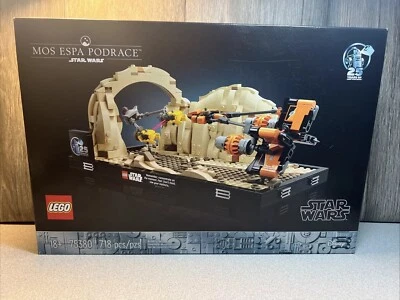 Lego Star Wars Mos Espa Podrace 75380 Sealed 718 Pieces Disney Diorama Episode I