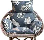 Hanging Chair Cushion Hanging Egg Chair Cushions Hanging Egg Hammock Swing Chair Pads Basket Chairs Cushion Pad for Garden Patio (Cushion Only) (Color : D)