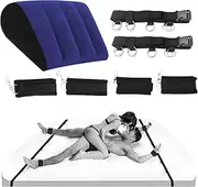 Sex Furniture Kit for Adult Couples Sex Leg Cuff Toys Thigh Sling Sex Things for Couples Kinky Play Hand Leg Cuffs Strap Set Ankle Wrist Restraints for Couple Under Queen Bed Sweatshirt