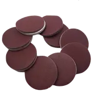 100pcs 125mm 5" Sandpaper Discs 100 Grit Sanding Sheets Sand Paper BULK