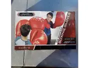 Big Boppers Inflatable Boxing Gloves Fun Giant w/ Grip Handles Oversized 1 Pair