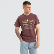 [Brixton] Repair Tee Mahogany