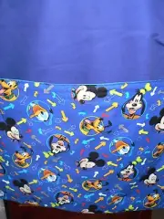 Handmade kids chair bag first name embroidered free MICKEY & FRIENDS Print