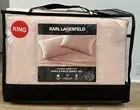 Karl Lagerfeld Paris King Size 6 Piece Sheet Set Super Soft Washed Microfiber