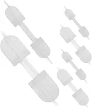 Toyvian 6pcs Zip Closure Strips: No Sew Zip Closure for Painless Laceration Repair - Emergency Bandage Strips for Children and Sensitive Skin