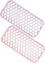 Healvian Flat Iron Holder Hair Straightener Mat Silicon Mat Pad for Curling Wand Non-slip Heat Resistant