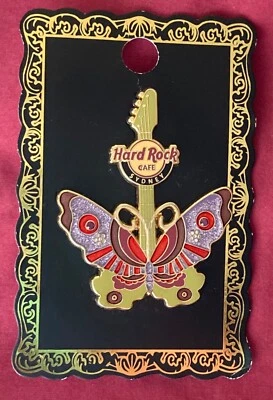 Hard Rock Cafe Pin Badge SYDNEY AUSTRALIA Butterfly Gemstone 2011 LE 100 RARE