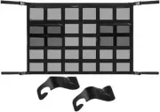 Double Layer Luggage Net for Car Roof, 80X55Cm Storage Net with 2 Hooks, Univers