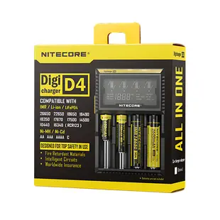 NITECORE D4電池充電器 防偽標籤 智慧檢測 電池 溫控保護 多孔充電 現貨 當天出貨 諾比克