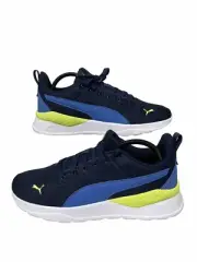Puma Mens Anzarun Lite Bold Sneakers 371128-23 Blue Green White Size 10 New