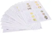 PRETYZOOM 12 Sheets Piping Drawings for Cake Decorating DIY Creative Dessert Decorating Tools Compact and Portable Practice Paper for Cakes Cookies Pastries