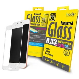 hoda 2.5D 0.21mm 滿版 OPPO R9s plus 9H 鋼化 保護貼 玻璃貼 螢幕貼【APP下單最高22%點數回饋】