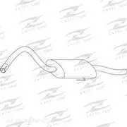 Redback Mufflers Bolt-On to suit 100 Cd 84> RM - M9299