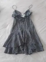 NWT RRP $350 Sass & Bide Vintage AND THE WINNER IS Frill Dress Size 10 Free Post