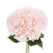 Artificial Flowers 5 Bundles, Pink Fake Hydrangea Plants for Wedding Outdoor