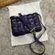 [二手] 「預購」Bv Padded Cassette 格紋編織小羊皮斜背枕頭包(葡萄紫色) 單肩包 肩背包 手拿包