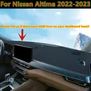 Leather Car Dashboard Cover Dash Protector Mat Pad For Nissan Altima 2022-2023 (for: Nissan)