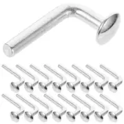 100 Pcs L-shaped Latch Storage Rack Pins Pallet Accessories Racking Safety