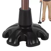 Walking Stick End Bottom Non-slip Rubber Pad Self-standing Crutch Pad Cane Tip