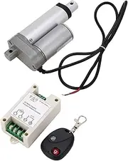 XTevu Linear Actuator, 750N Electric Drive 50mm Stroke 24V, Motor Cylinder IP65 for Massage Chair, Linear Motion Push Rod (Ställdon med kontroller fjärrkontroll)
