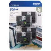 4x Brother P-Touch Laminated Label Makers Tapes Cartridges TZE12314PK TZE Tape..