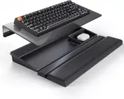 3 in 1 Keyboard Stand W/Wrist Rest and Storage Tray - Klearlook [Ultra Comfortab