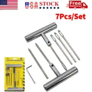 7Pc/set Heavy Duty Tire Repair Kit for Car Motorcycle Truck Plug Tyre Mending To