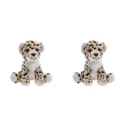 2x Charlie Bears Cuddle Cub Leopard Kids/Children/Baby Soft Fun Play Toy 0m+