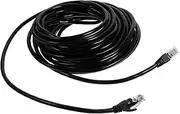 Angoily Stable Connection Cat6a Network Cable Router Computer Easy to Install Black 10m High Performance