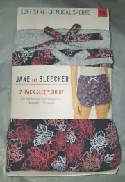 New 2 Pack Jane and Bleecker Size M Sleep Short Soft Stretch Modal