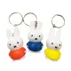 【Miffy 米菲兔商店】經典款公仔鑰匙圈 黃紅藍3入套組(禮物 吊飾)