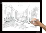 A3 Light Box, AGPtek LED Tracing Light Pad Ultra-Thin Dimmable Tattoo Pad