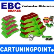 EBC Brake Pads Front+Rear Greenstuff for Renault Megane 1 EA0/1 DP2426 DP2458/