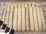 NEW Robert Stanley Hobby Lobby Placemats Set of 4 Shaggy Boho Cotton Neutral 18"