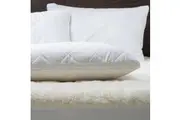 Onkaparinga Single Bed Reversible Wool Waterproof Underlay Cover 190x91cm White