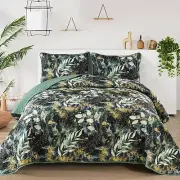 NNEDSZ Lush Quilted coverlet and pillowcovers set: Soft and Cozy Feel - Queen si