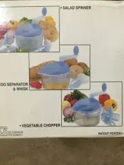 New! Kitchen-Food Processor- Egg Seperator-Vegetable Chopper-Salad Spinner