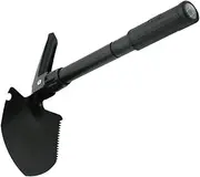 Anneome 1pc Outdoor Folding Gardening Shovel Durable Planting Tool with Slip Handle for Camping Hiking Outdoor Activities Versatile Shovel for Digging Chopping Sawing More