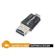 Cirago Memory Card Reader Micro USB to Micro SD For All Android Phone Tablet PC