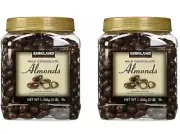 2 x Kirkland Signature Milk Chocolate Covered Roasted Almonds 3 lbs Kosher