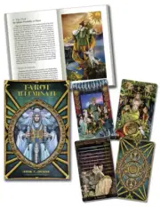 ILLUMINATI TAROT KIT Deck Card Book Set pagan wicca witch fortune oracle cards