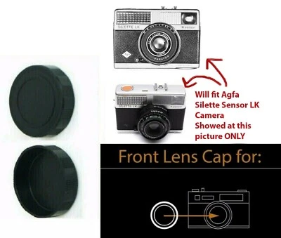 X1 Camera Lens Push-On cap for Agfa Silette Sensor LK